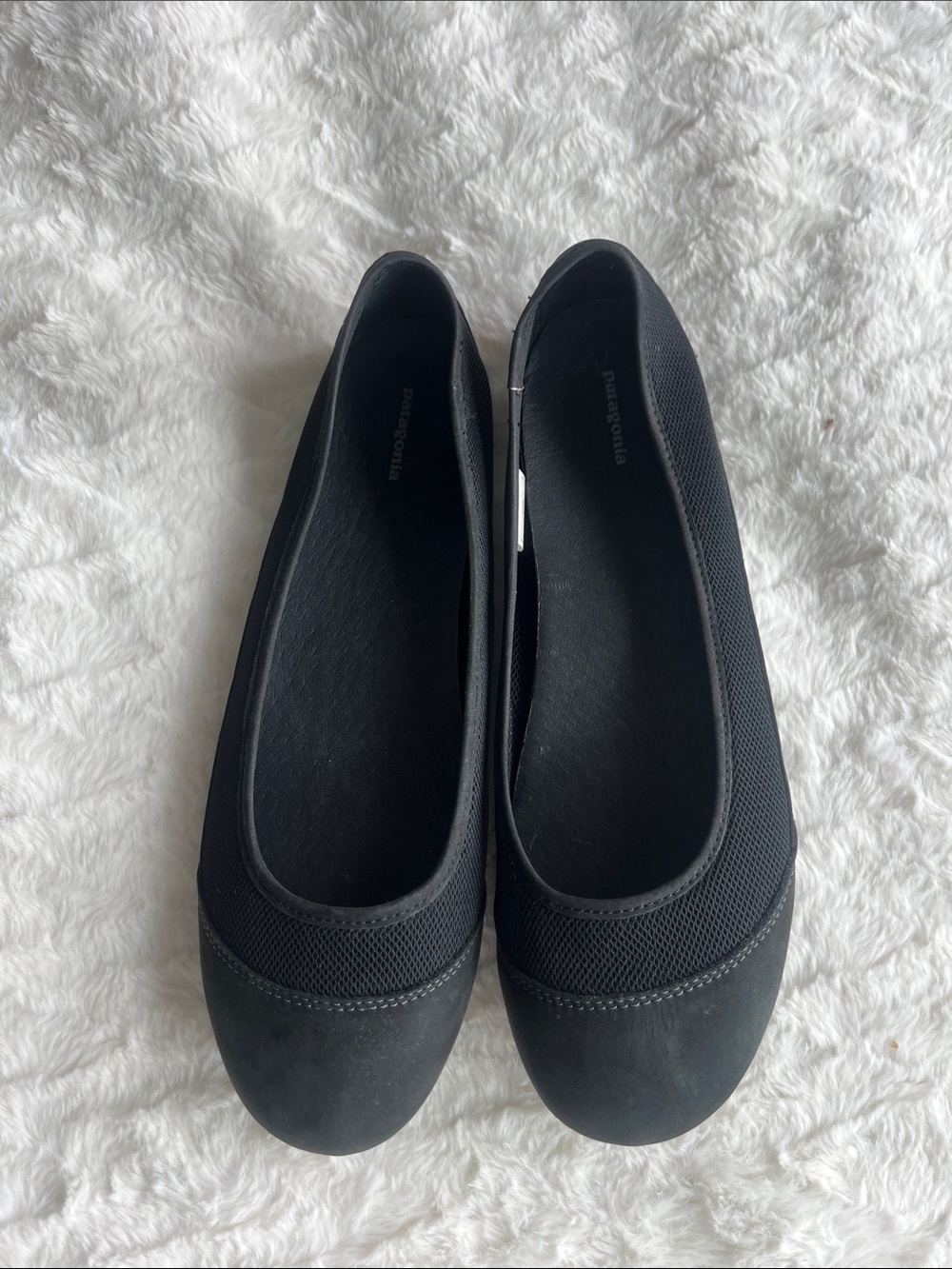 Patagonia Women's Black Slip-On Mesh Ballet Flats